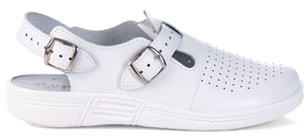 Фото Сабо нат. кожа ПУ ALMI (арт. 8618-1-00101, 7359-09900 (7318-012101)), белый На фото изображено Сабо нат. кожа ПУ ALMI (арт. 8618-1-00101, 7359-09900 (7318-012101)), белый