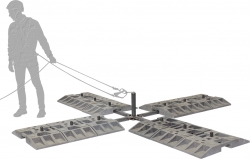 Фото Анкерное устройство VENTO™ с противовесом КРЕСТ, vpro Е001 На фото изображено Анкерное устройство VENTO™ с противовесом КРЕСТ, vpro Е001